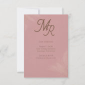 Blush Romance Save the Date with Photo セーブザデート (裏面)