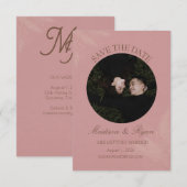 Blush Romance Save the Date with Photo セーブザデート (正面/裏面)