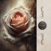 Blush Rose Center Decoupage Tissue Paper 薄葉紙