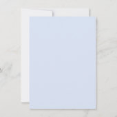 Blush Rose Elegance Wedding Invitation 招待状 (裏面)