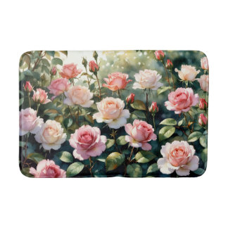Blush Rose Garden Mat バスマット