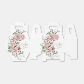 Blush Rose Greenery Eucalypt 55th Birthday フェイバーボックス (折り畳みなし)