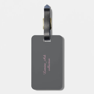 Blush Rose Luggage Tag — Lumina & Ash Collection ラゲッジタグ