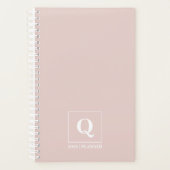 Blush Rose Personalized 2026 Planner  プランナー手帳 (正面)