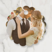 Blush Rose-Themed Elegant Wedding フェイバータグ (裏面)