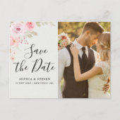 Blush Rose-Themed Elegant Wedding ポストカード (正面)