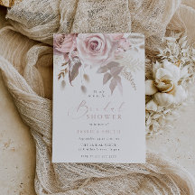 Blush Roses Beautiful Bridal Shower