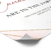 Blush roses How Many Candies Are In The Jar Poster ポスター (角)