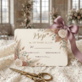 Blush Sage Botanical Elegance 出欠カード