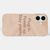 Blush & sand Plug In Ai アート Case-Mate iPhoneケース (裏面 (横))