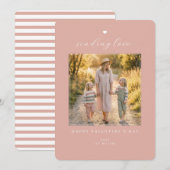 Blush Sending Love Photo シーズンカード (正面/裏面)