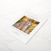 Blush Sending Love Photo 箔シーズンカード (回転した状態)