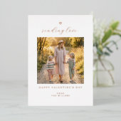 Blush Sending Love Photo 箔シーズンカード (立ち正面)