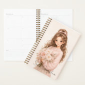 Blush Silk Garden フラワープランナー 編集可能 プランナー手帳 (ディスプレー)