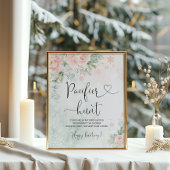 Blush snowflakes Pacifier hunt game Poster ポスター