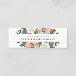 Blush Spring Floral | ウェディング ウェブサイト RSVP カード