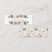 Blush Spring Floral | ウェディング ウェブサイト RSVP カード (正面/裏面)