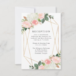 Blush Spring Floral | 結婚披露宴カード 出欠カード