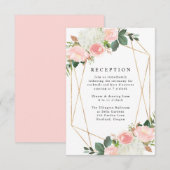 Blush Spring Floral | 結婚披露宴カード 出欠カード (正面/裏面)
