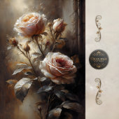 Blush Stillness Roses Decoupage 薄葉紙