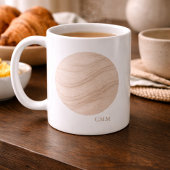 Blush Stone Ripple Mug コーヒーマグカップ