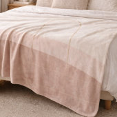 Blush Taupe Arch Fleece Blanket フリースブランケット