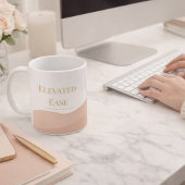 Blush Taupe Gold Classic Mug, 11 oz コーヒーマグカップ