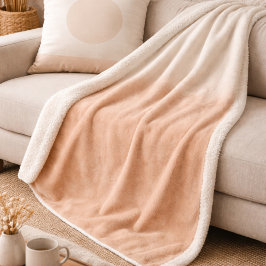 Blush Taupe Sky Fade Sherpa Blanket シェルパブランケット