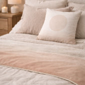Blush Taupe Sky Fade Sherpa Blanket シェルパブランケット