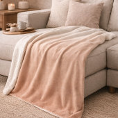 Blush Taupe Sky Fade Sherpa Blanket シェルパブランケット