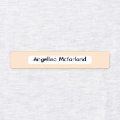 Blush Tones Palette Kids Name Organizational  ラベル (デザイン1)