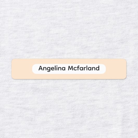 Blush Tones Palette Kids Name Organizational ラベル (デザイン1)