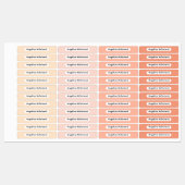 Blush Tones Palette Kids Name Organizational  ラベル (シート)