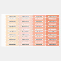 Blush Tones Palette Kids Name Organizational