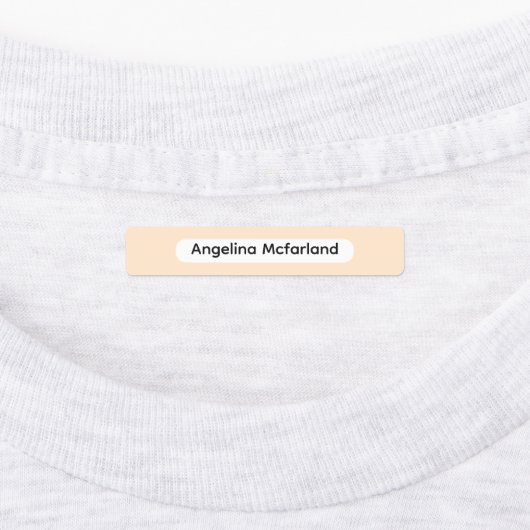 Blush Tones Palette Kids Name Organizational ラベル (貼付)