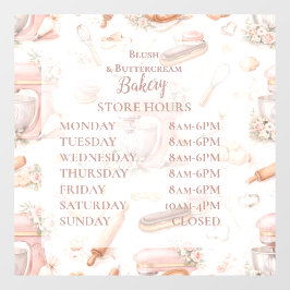 Blush Vintage Patisserie Bakery Business ウィンドウサイン