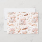 Blush Vintage Patisserie Bakery Business サンキューカード (裏面)