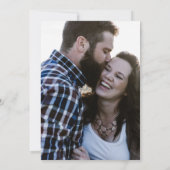 Blush Waves Sakura Blossom Modern Wedding セーブザデート (裏面)