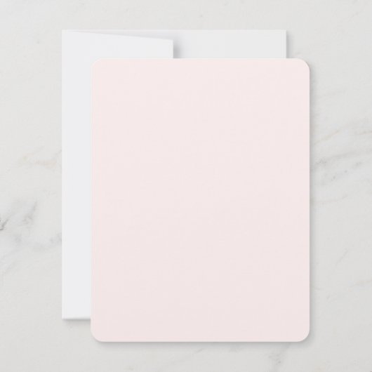 Blush Wedding Details Card | Soft Glam by JLI 招待状 (裏面)