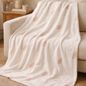 Blush Whisper Petals Fleece Blanket フリースブランケット