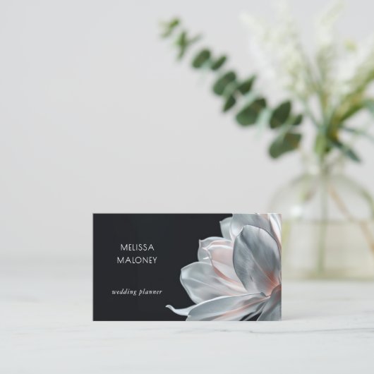 Blush White Magnolia Black 名刺 (スタンド正面)