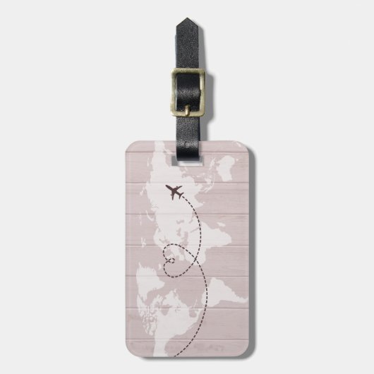 Blush Word Map  ラゲッジタグ (正面縦)