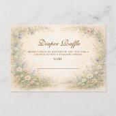 Blush Yellow Wildflower Diapper Raffle エンクロージャーカード (正面)