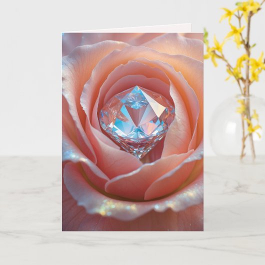 Blushfire Crystal Bloom カード (黄色い花)