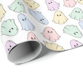 Blushing Boos Ghost Gift Wrapping Paper ラッピングペーパー (ロールコーナー)