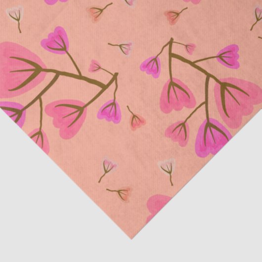 Blushing Petals Decorative Tissue Paper 薄葉紙 (詳細)
