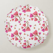 Blushing Petals Round Accent Pillow ラウンドクッション (裏面)