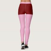 “BLUSHING PINK” アクティブウェア レギンス (裏面)