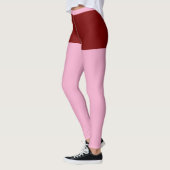 “BLUSHING PINK” アクティブウェア レギンス (左)