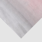 Blushing Pink Grey Modern Watercolor Ombre Chic 薄葉紙 (詳細)